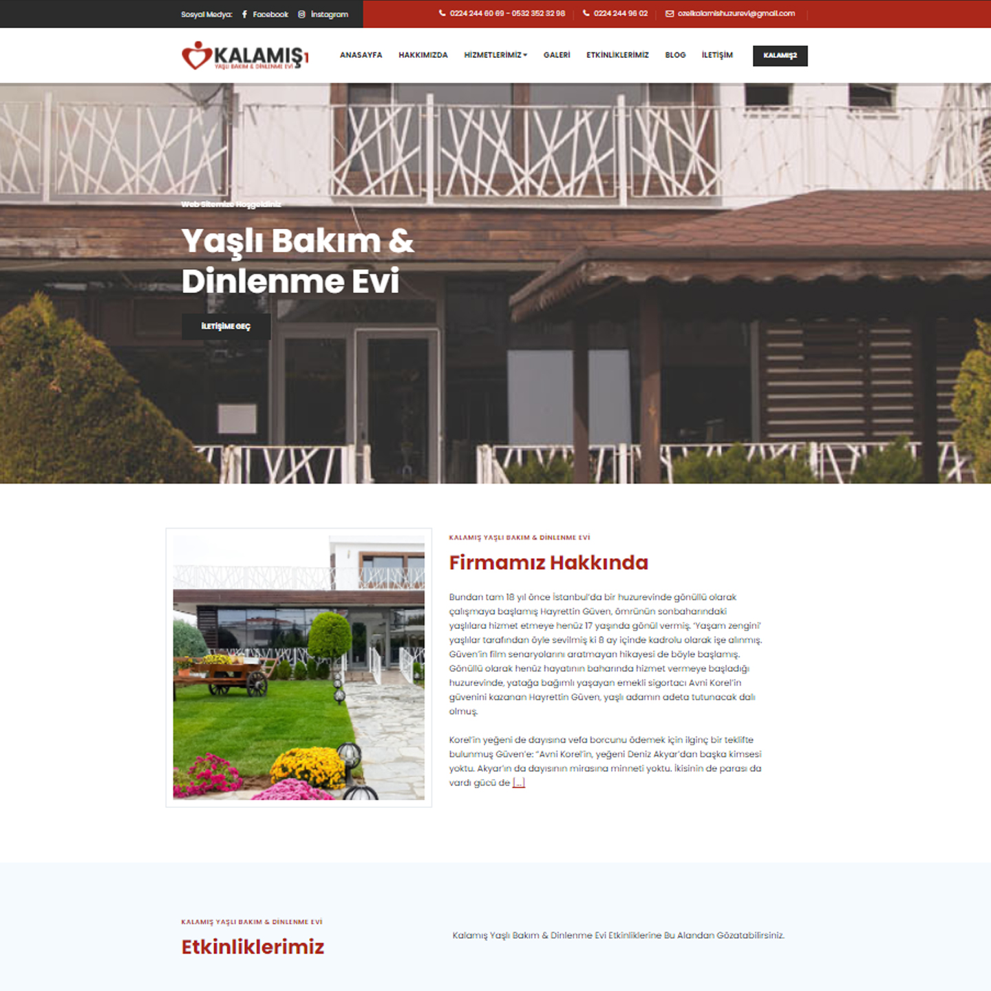 Kalamış Yaşlı Bakım ve Dinlenme Evi