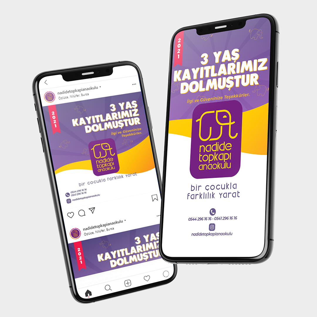 Nadide Topkapı Anaokulu Sosyal Medya Post